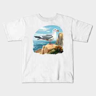 Cute Seagull Kids T-Shirt